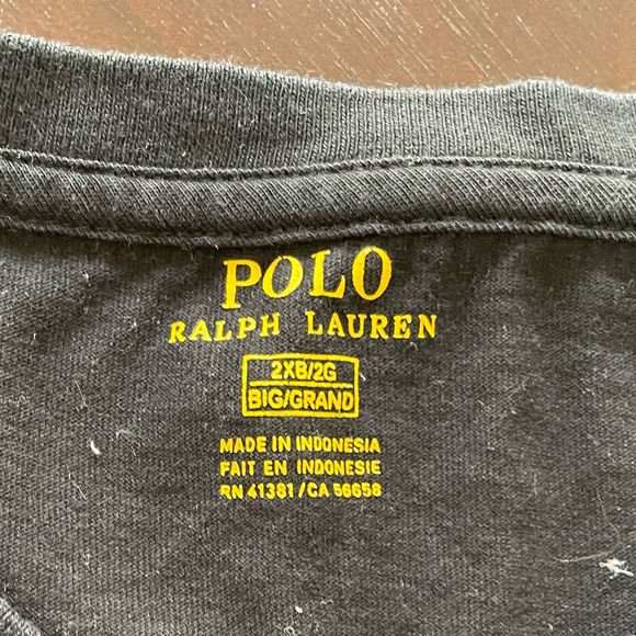 Men’s Polo T-Shirt, Color:Black, Size: 2XB - Picture 5 of 5